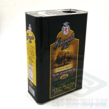 Tin Container for Olive Oil 2.5liters